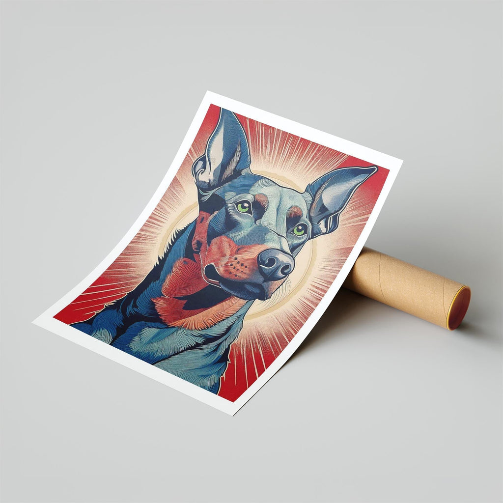 Doberman Hokusai Japanese Inspired Dog Series 1 image 6