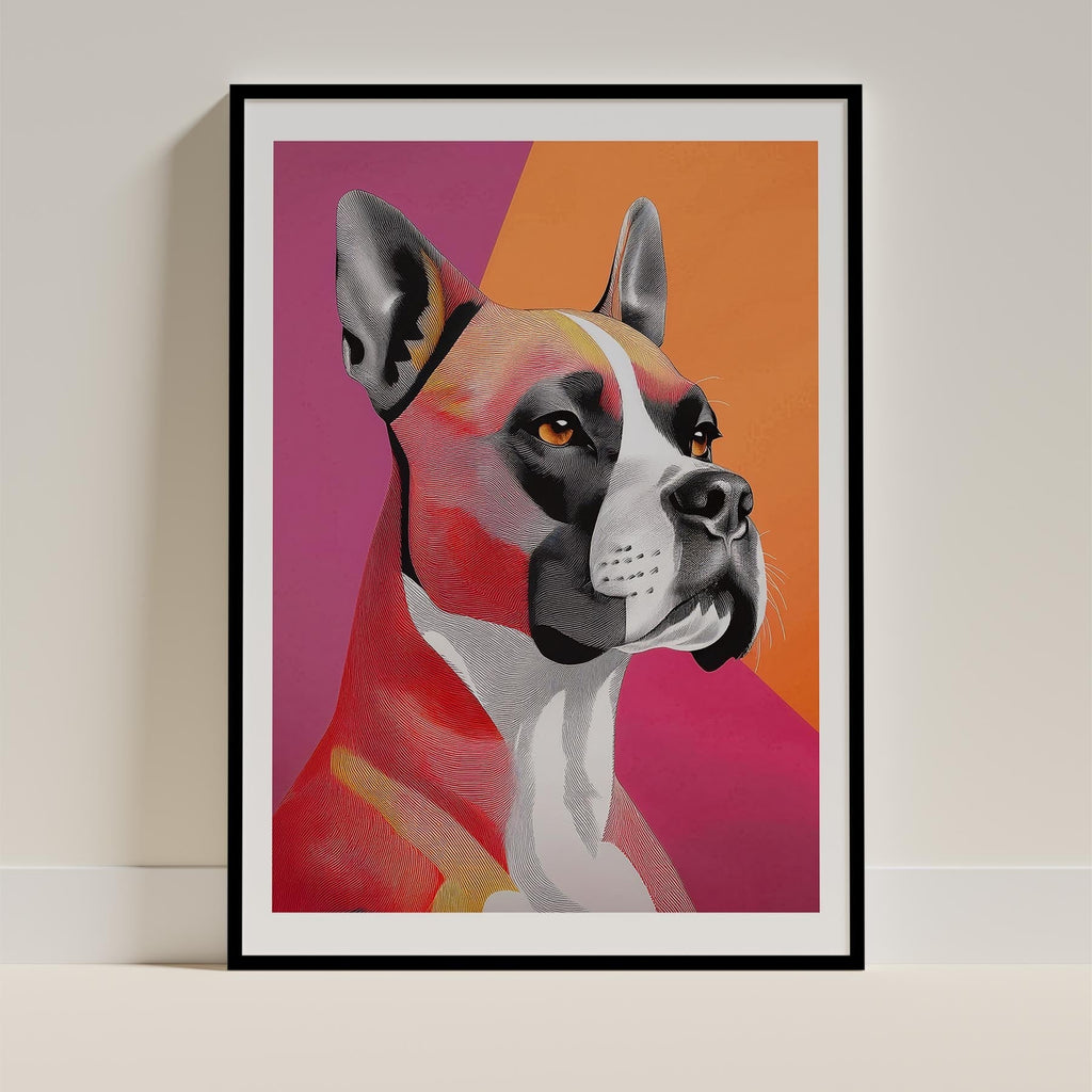 Boxer Modern Pop Dog Series image 0
