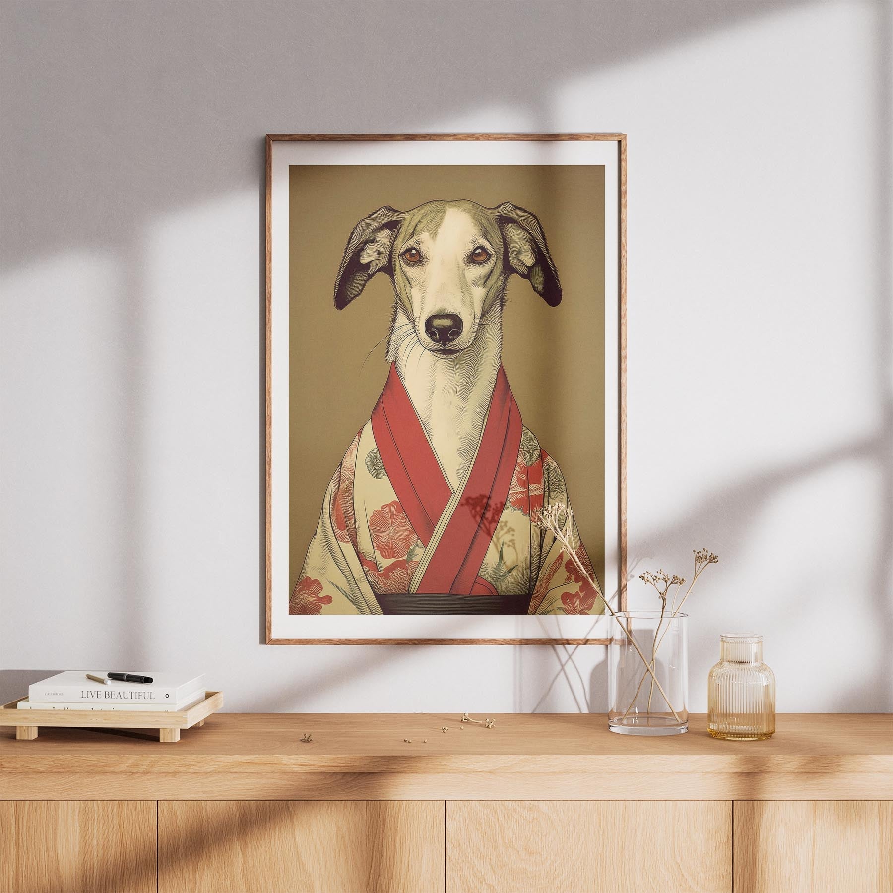 Borzoi Japanse Kimono Dog Series image 8