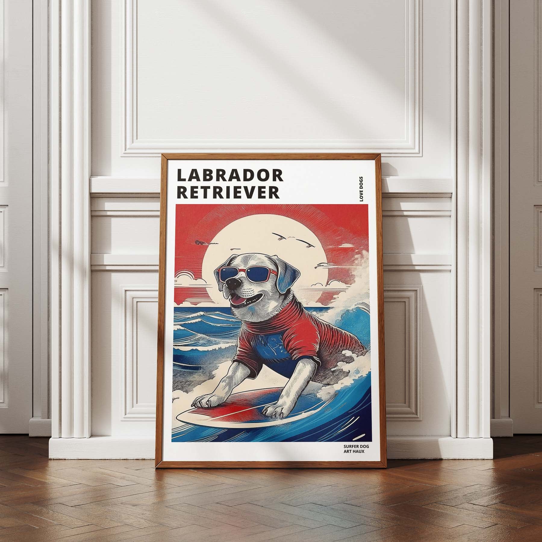 Labrador Retreiver Hokosai Surfer Dogs 1 image 4