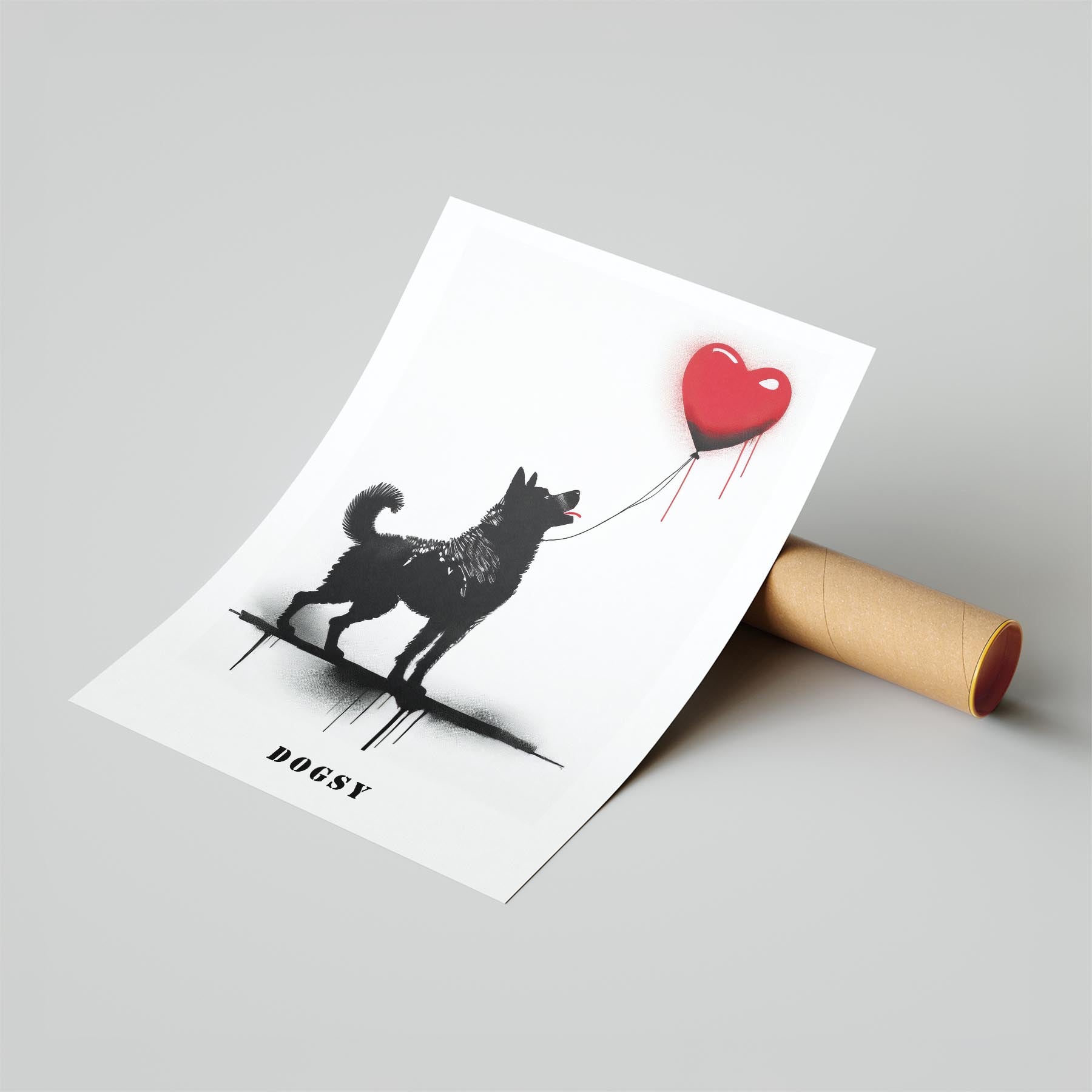 Dogue de Bordeaux Geometric Orange Series image 10