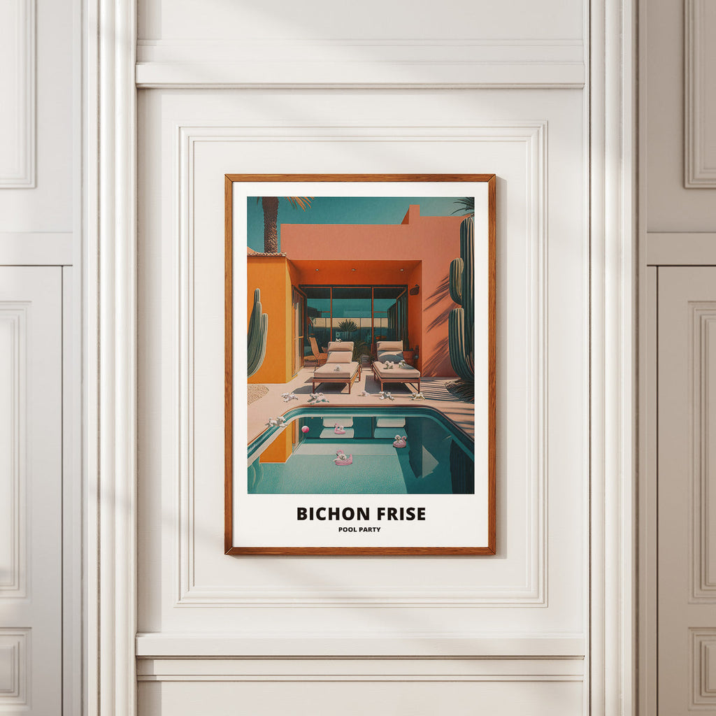 Bichon Frise Pool Party image 2