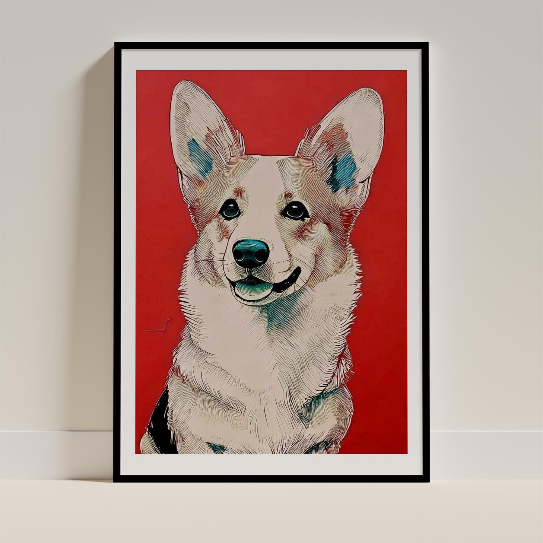 Corgi Dog Art Print Unframed Vol 1 | 11 Unique Designs | Wall Art Gift for Dog Lovers - Image 2 | Dogsy & Co