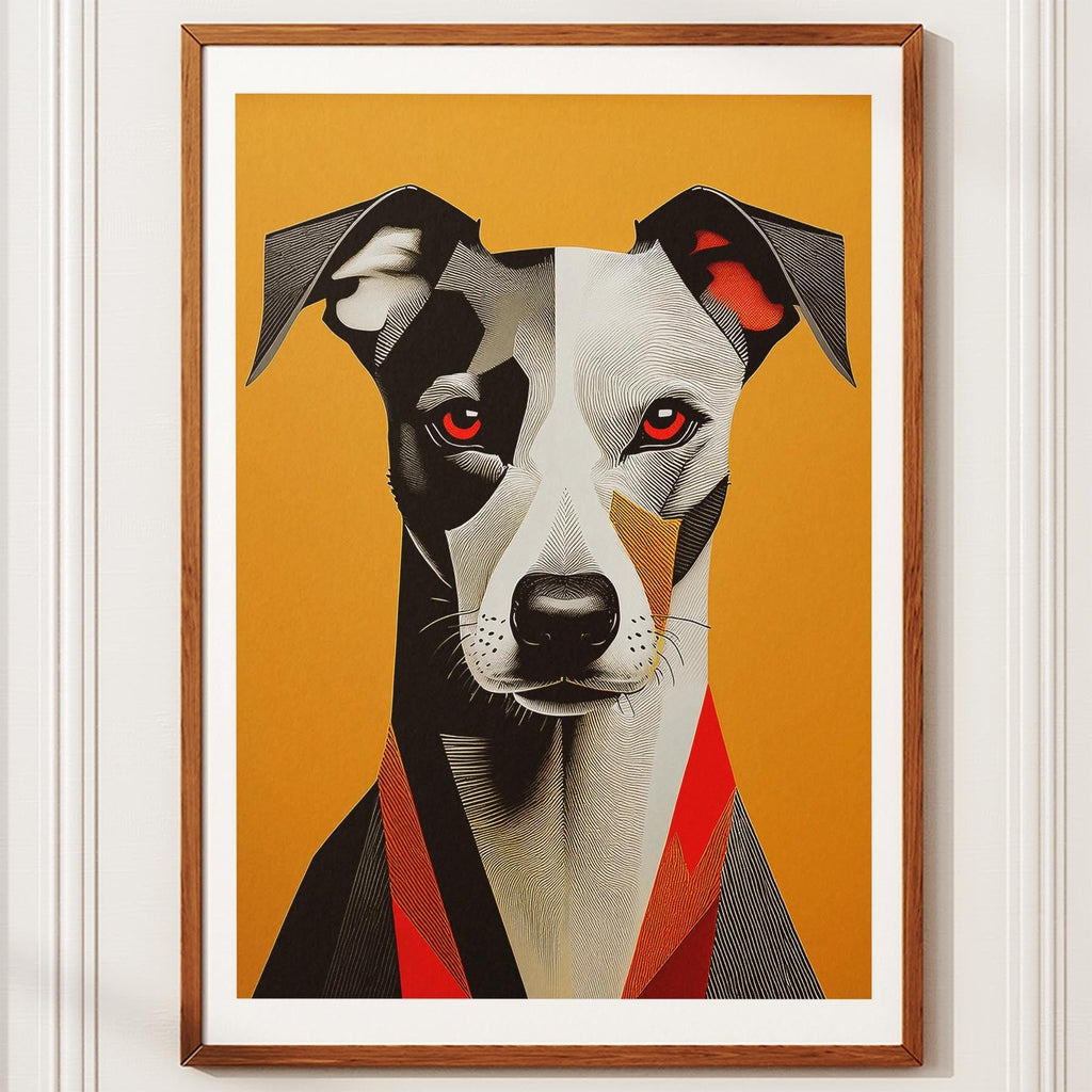 Whippet Geometric Orange Series image 12