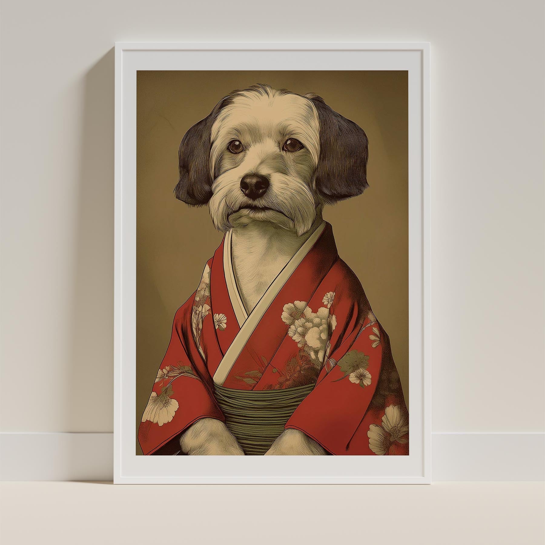 Australian Silky Terrier Japanse Kimono Dog Series image 9