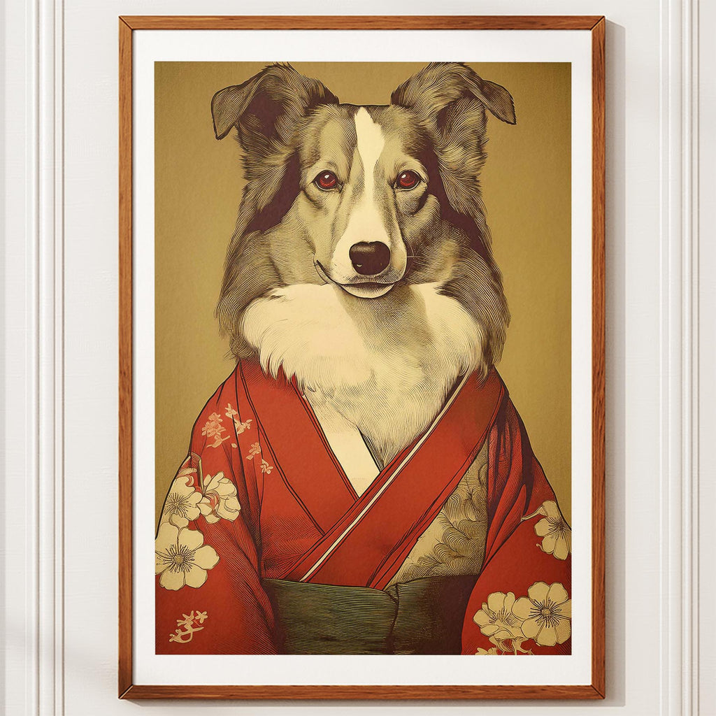 Shetland Sheepdog Japanse Kimono Dog Series image 10