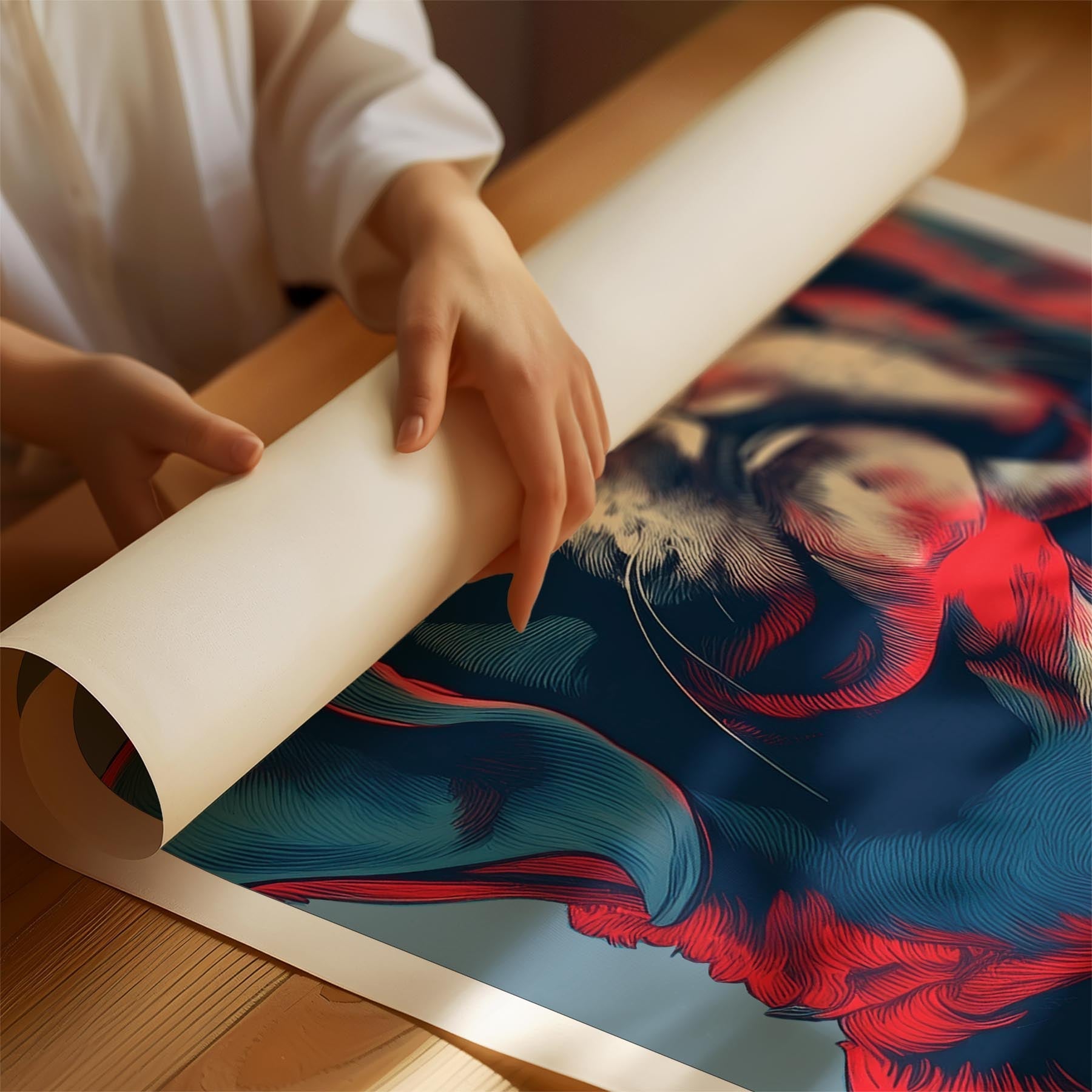 Pekingese HOPE Series Inspired by the Obama Poster image 1