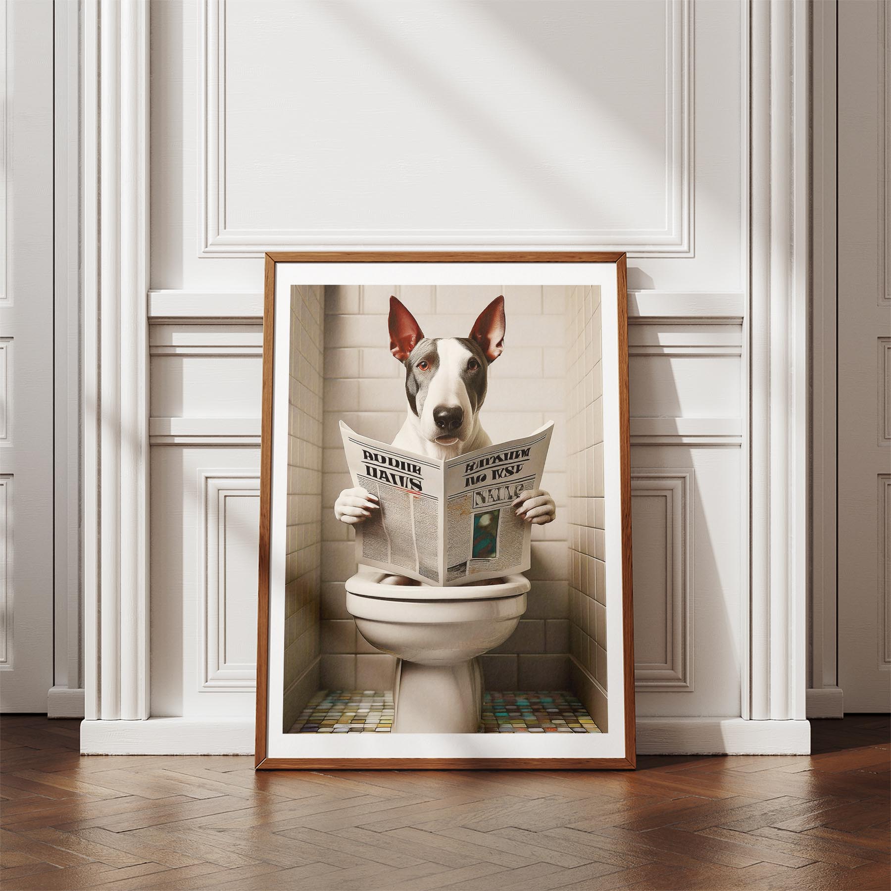 Bull Terrier Toilet Humour Dog Series 4 image 4