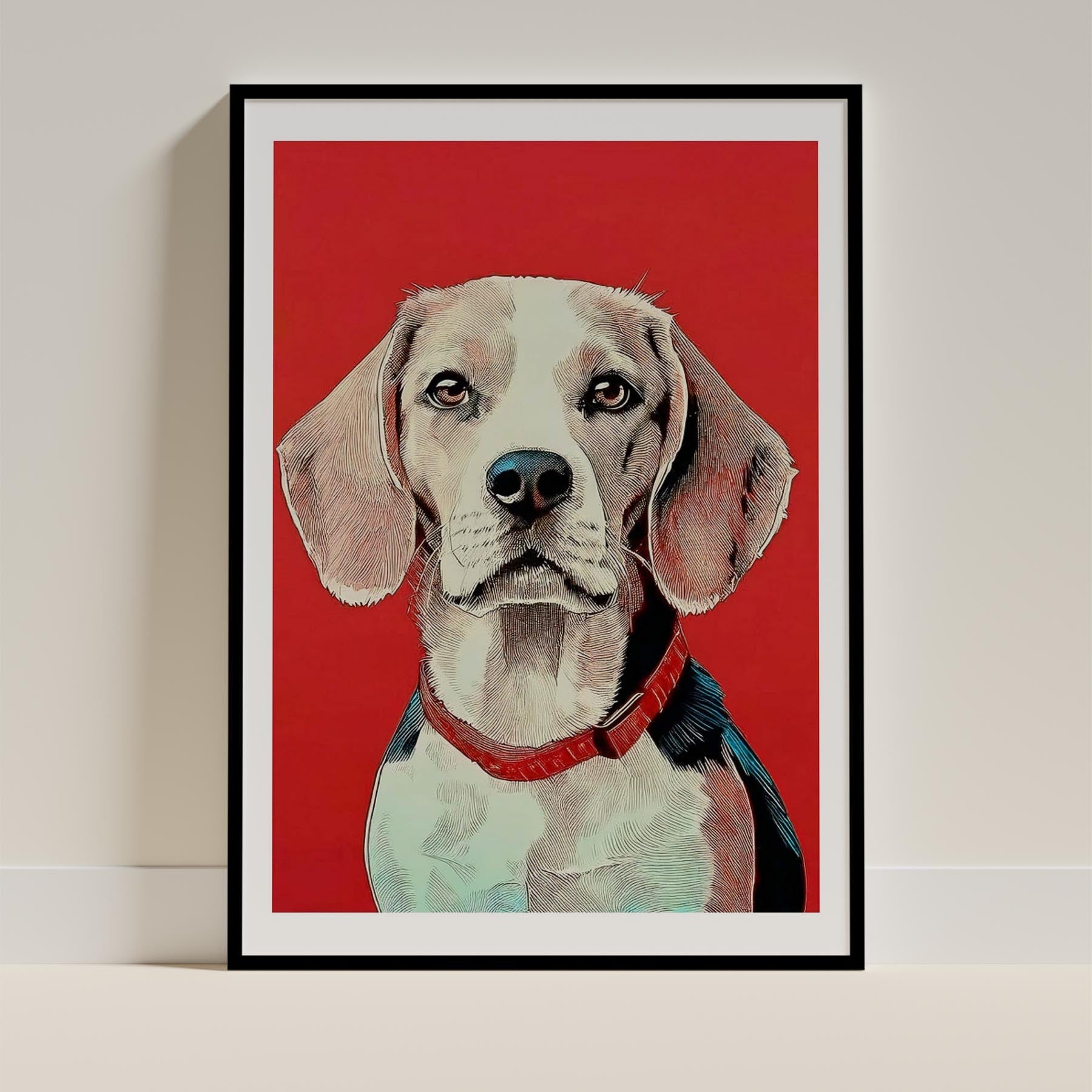 Beagle Dog Art Print Unframed Vol 1 | 11 Unique Designs | Wall Art Gift for Dog Lovers - Image 2 | Dogsy & Co