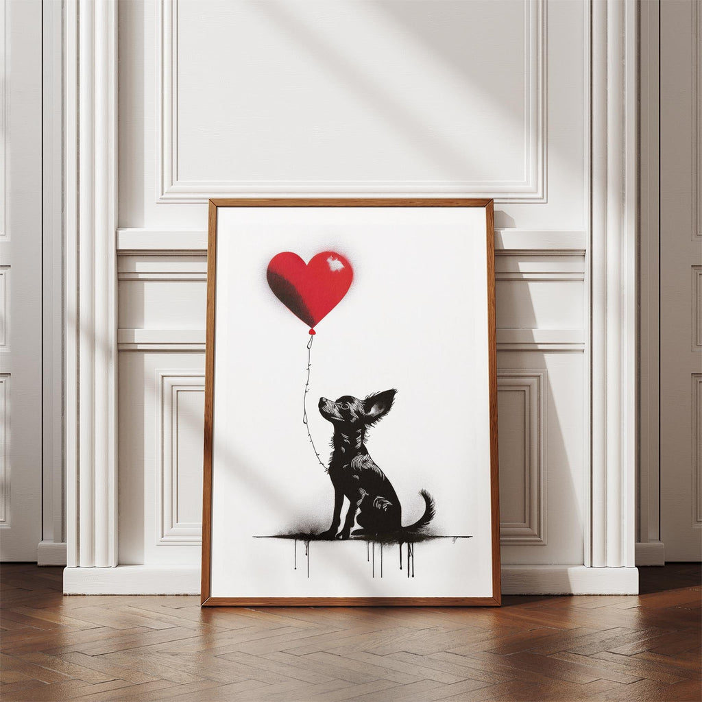 Chihuahua DOGSY Series inspired by the Art of Banksy image 4