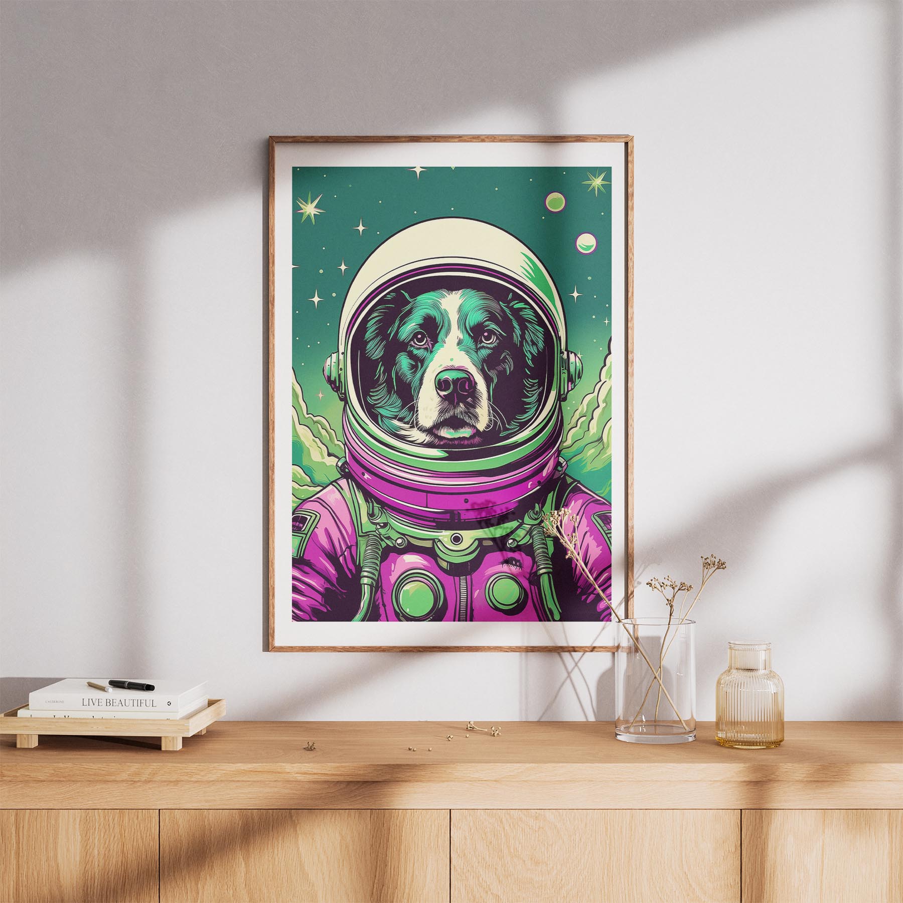 Border Collie Space Dogs Series image 8