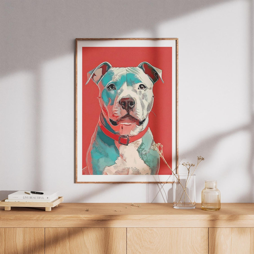 Staffordshire Bull Terrier Red Dog Series image 8