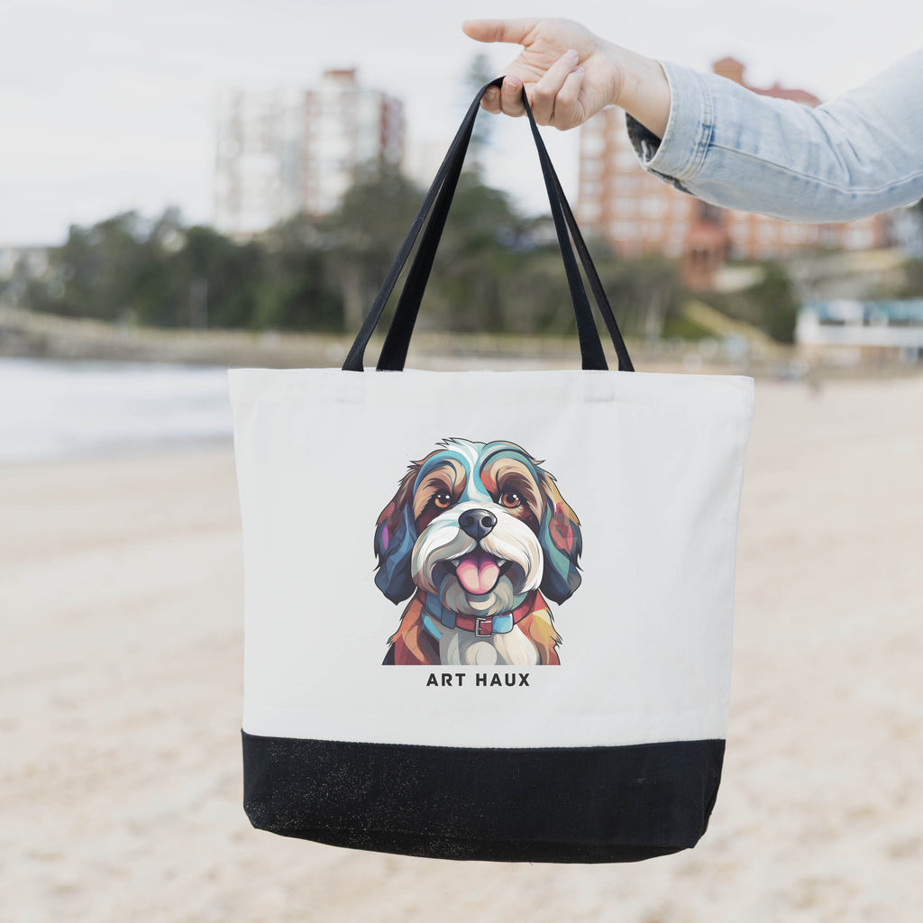 Shih Tzu Chic Graphic Art Bag image 1
