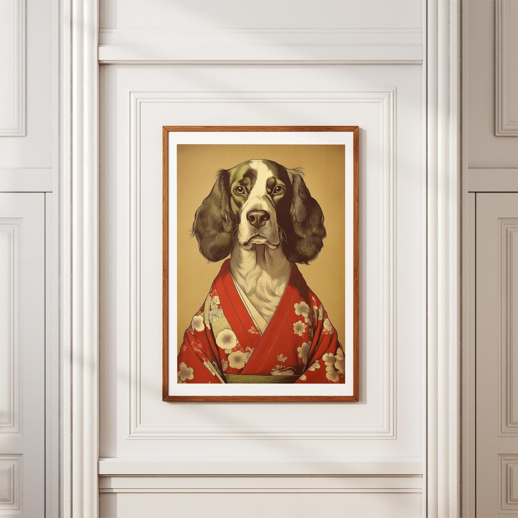 English Springer Spaniel Japanse Kimono Dog Series image 3