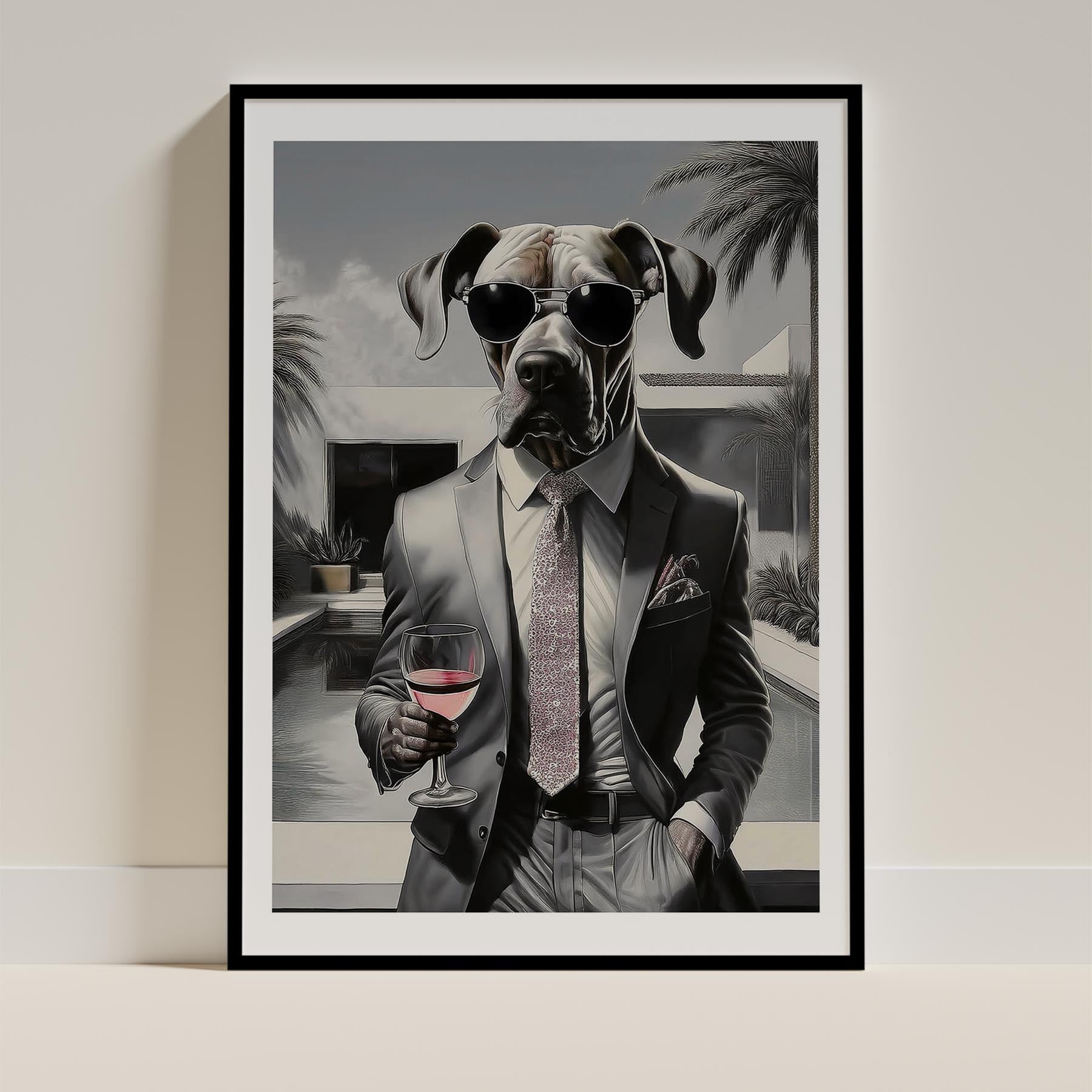 Great Dane Dog Art Print Unframed Vol 1 | 11 Unique Designs | Wall Art Gift for Dog Lovers - Image 4 | Dogsy & Co