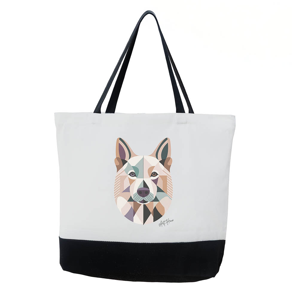 White Swiss Shepherd Vintage Chic Graphic Bag image 0
