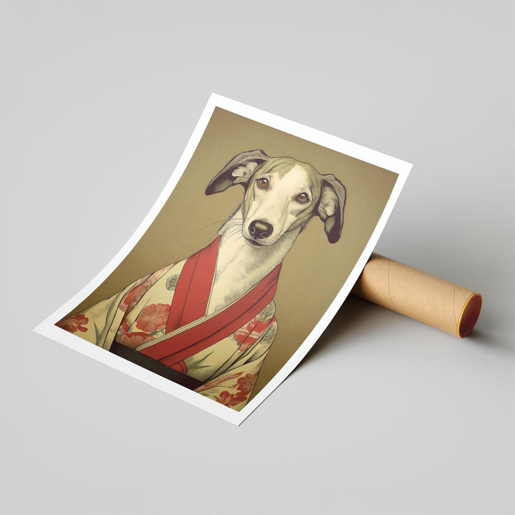 Borzoi Japanse Kimono Dog Series image 6