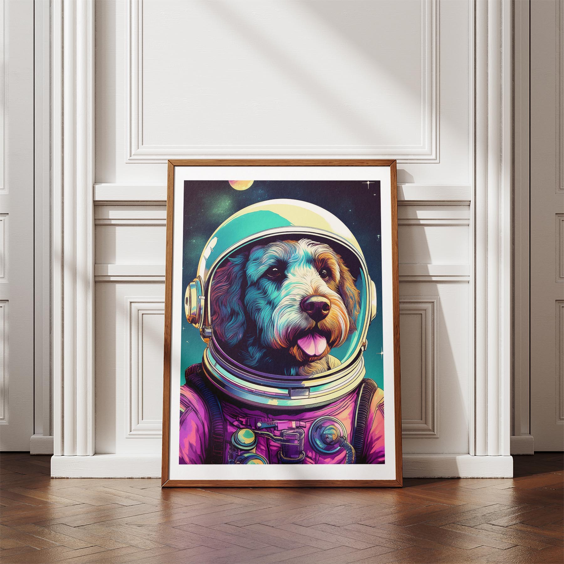 Spanish Water Dog Space Dogs Series image 4