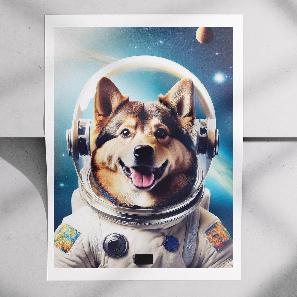 Finnish Lapphund Astronaut Dog Series image 7