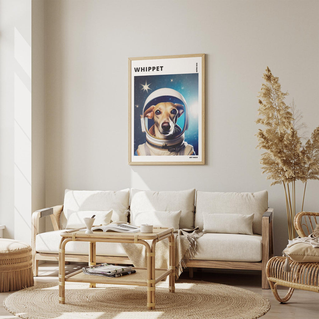 Whippet Astronaut Dog Series with Text Astro Dog image 2
