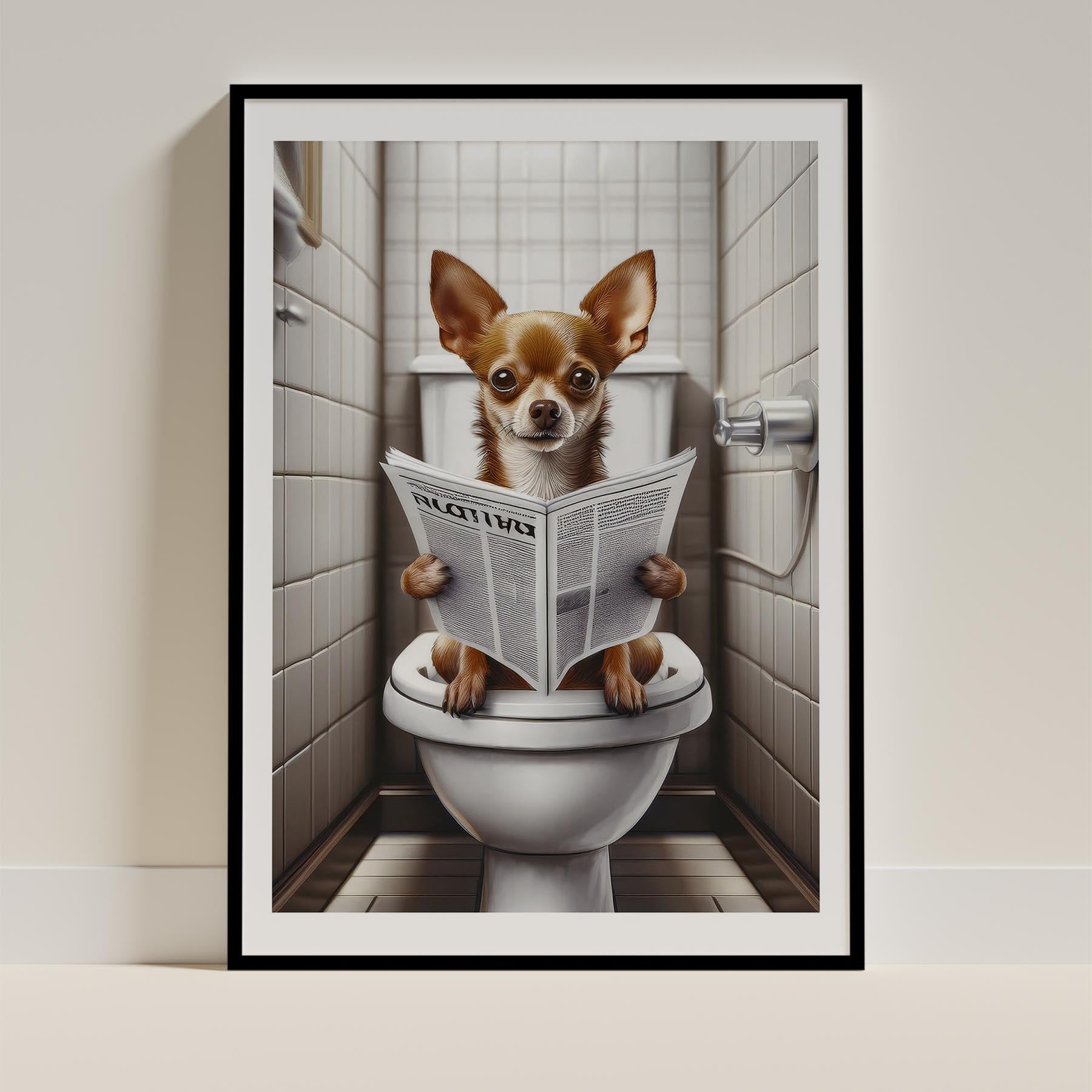 Chihuahua Toilet Humour Dog Series 1 image 0