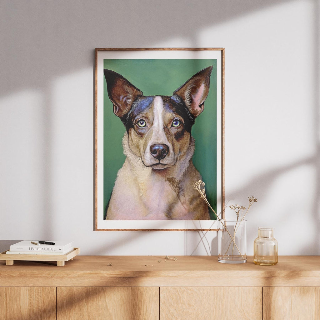 Cattle Dog Green Painted Series image 8