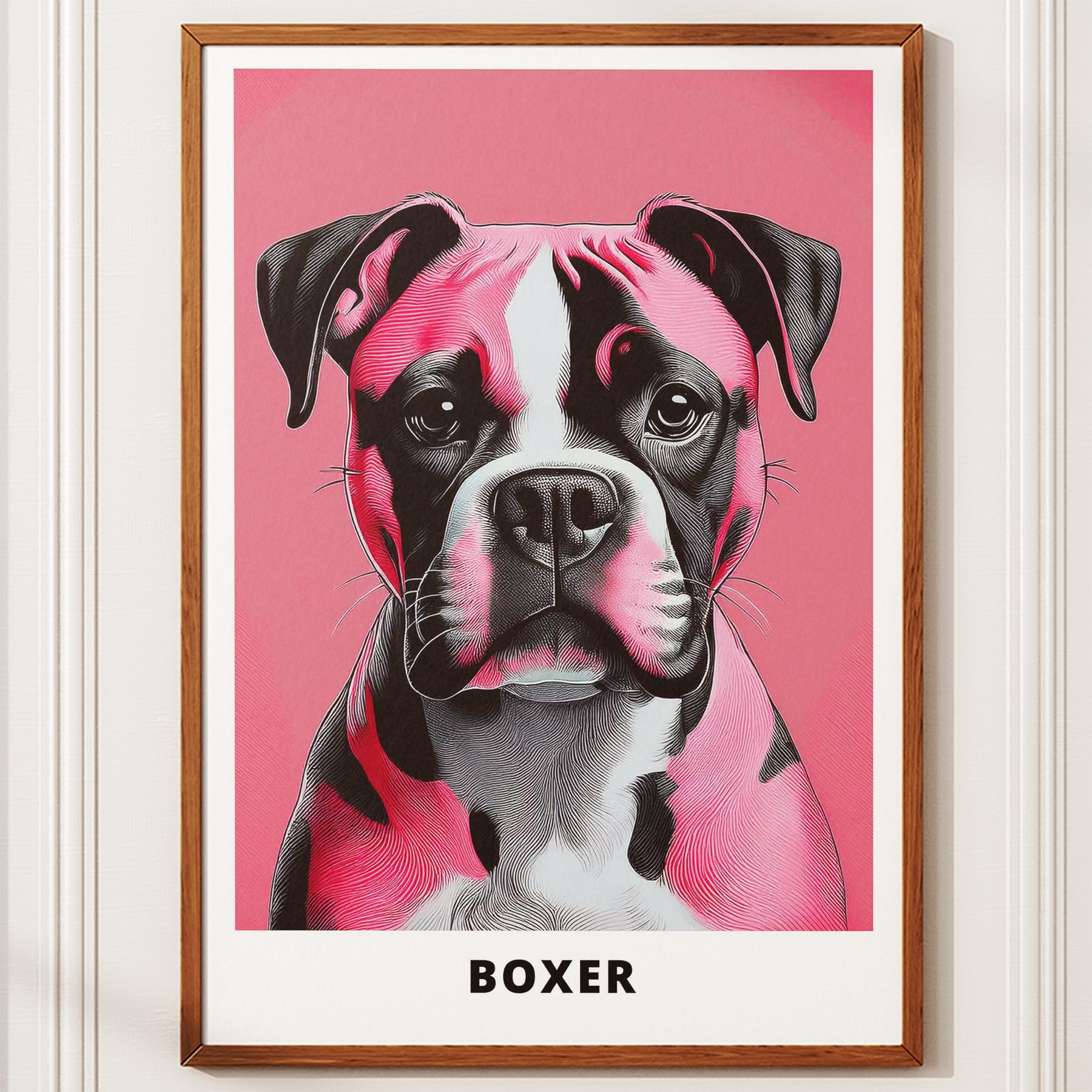 Boxer Pink and Black Dog Series 3 image 10