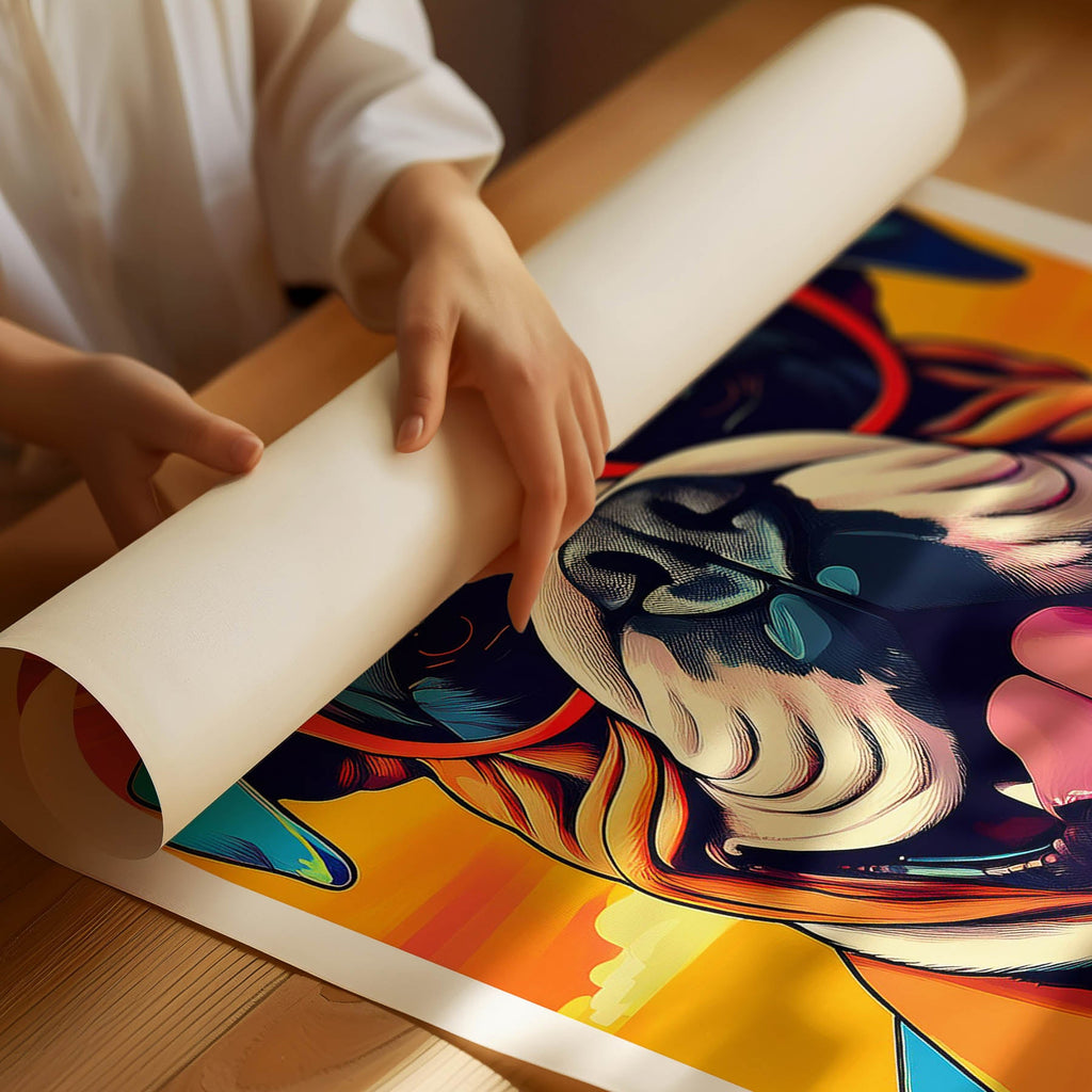 Bull Dog In Colourful Sunnies 3 image 3