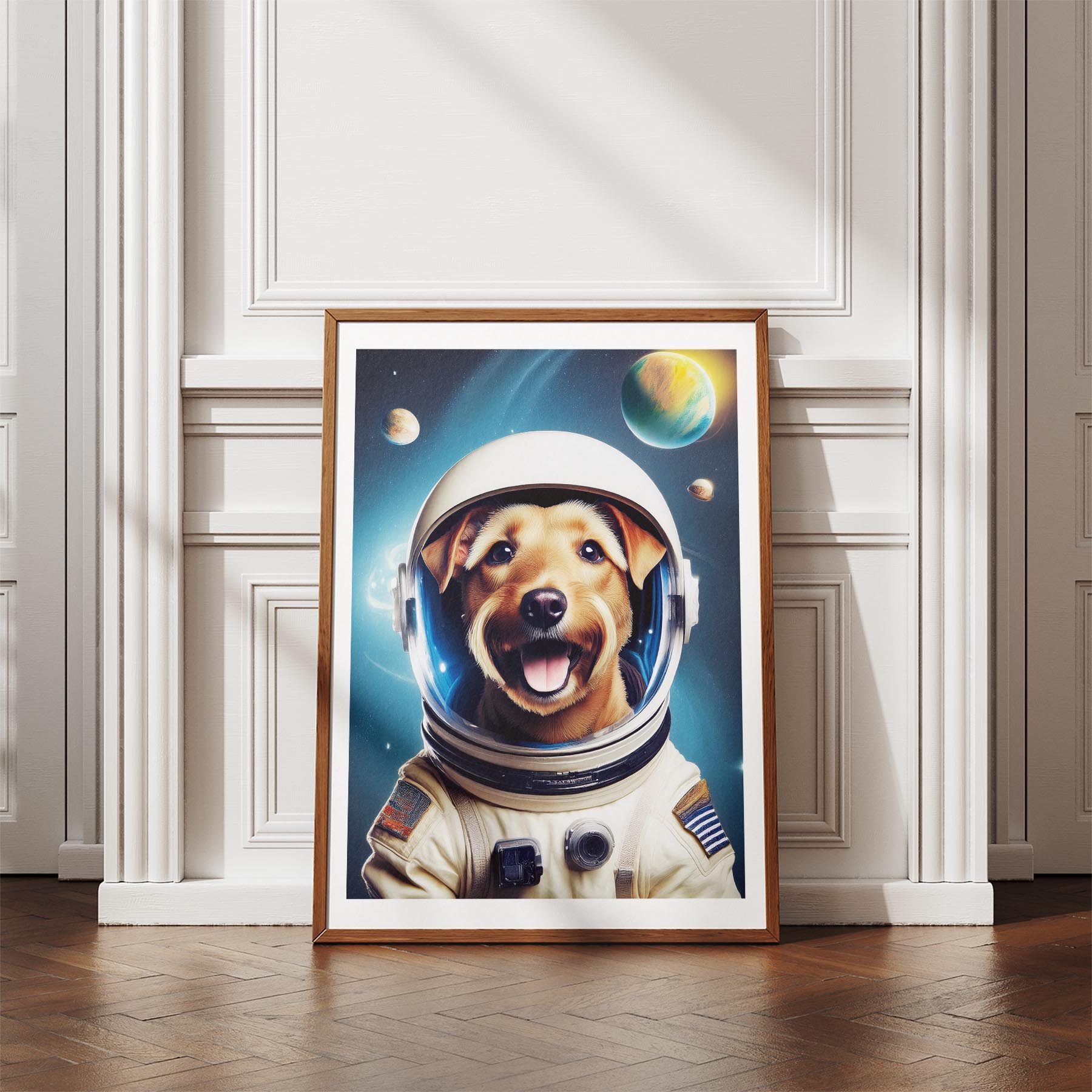 Irish Terrier Astronaut Dog Series image 4