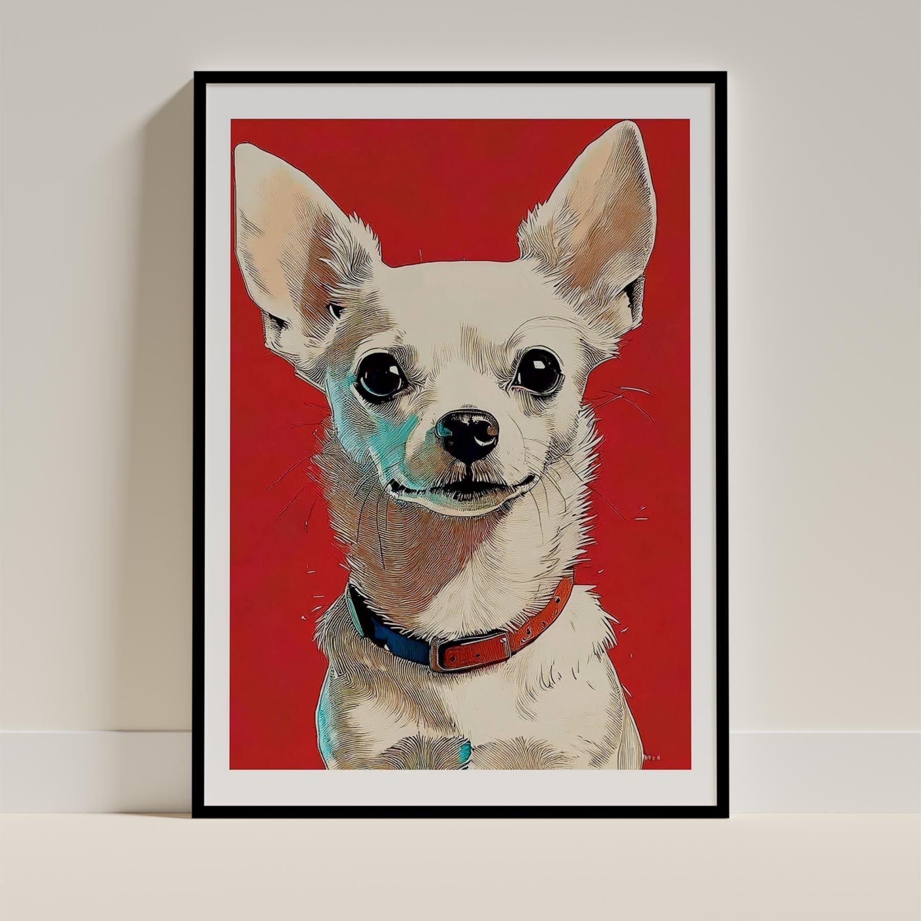 Chihuahua Dog Art Print Unframed Vol 1 | 11 Unique Designs | Wall Art Gift for Dog Lovers | Dogsy & Co
