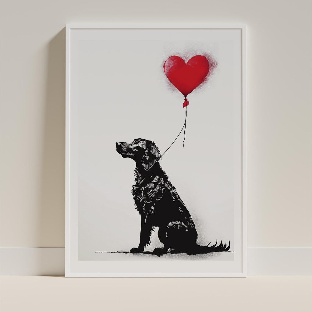 Curly Coated Retriever DOGSY Series inspired by the Art of Banksy image 9