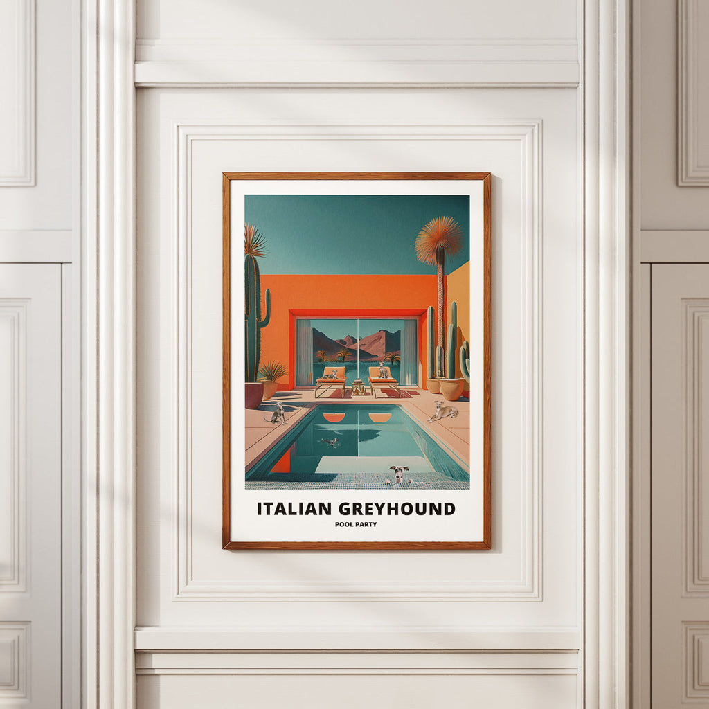 Italian Greyhound Pool Party image 2