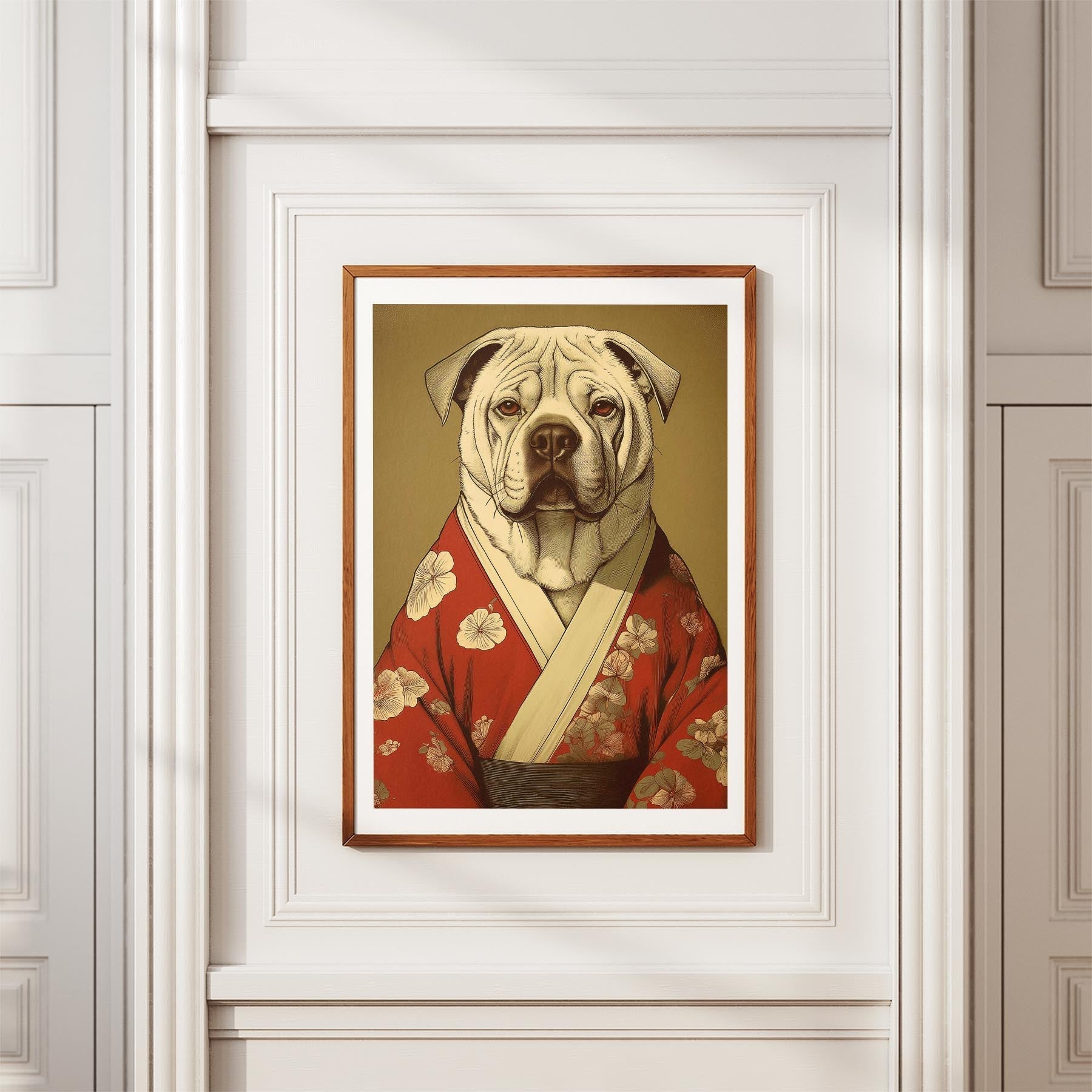 Shar Pei Japanse Kimono Dog Series image 3