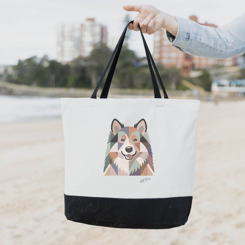 Keeshond Vintage Chic Graphic Bag image 1