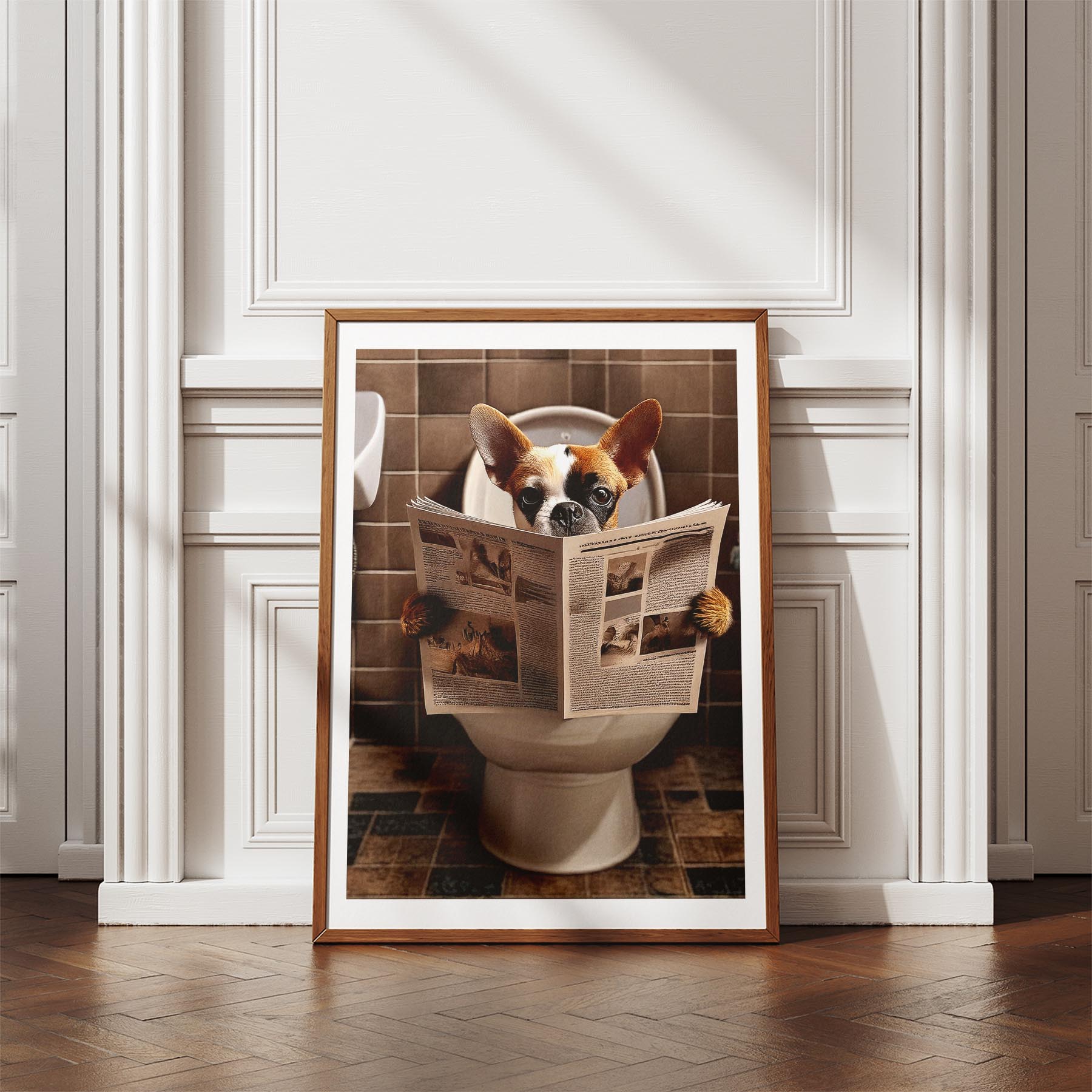 Boston Terrier Toilet Humour Dog Series 1 image 4