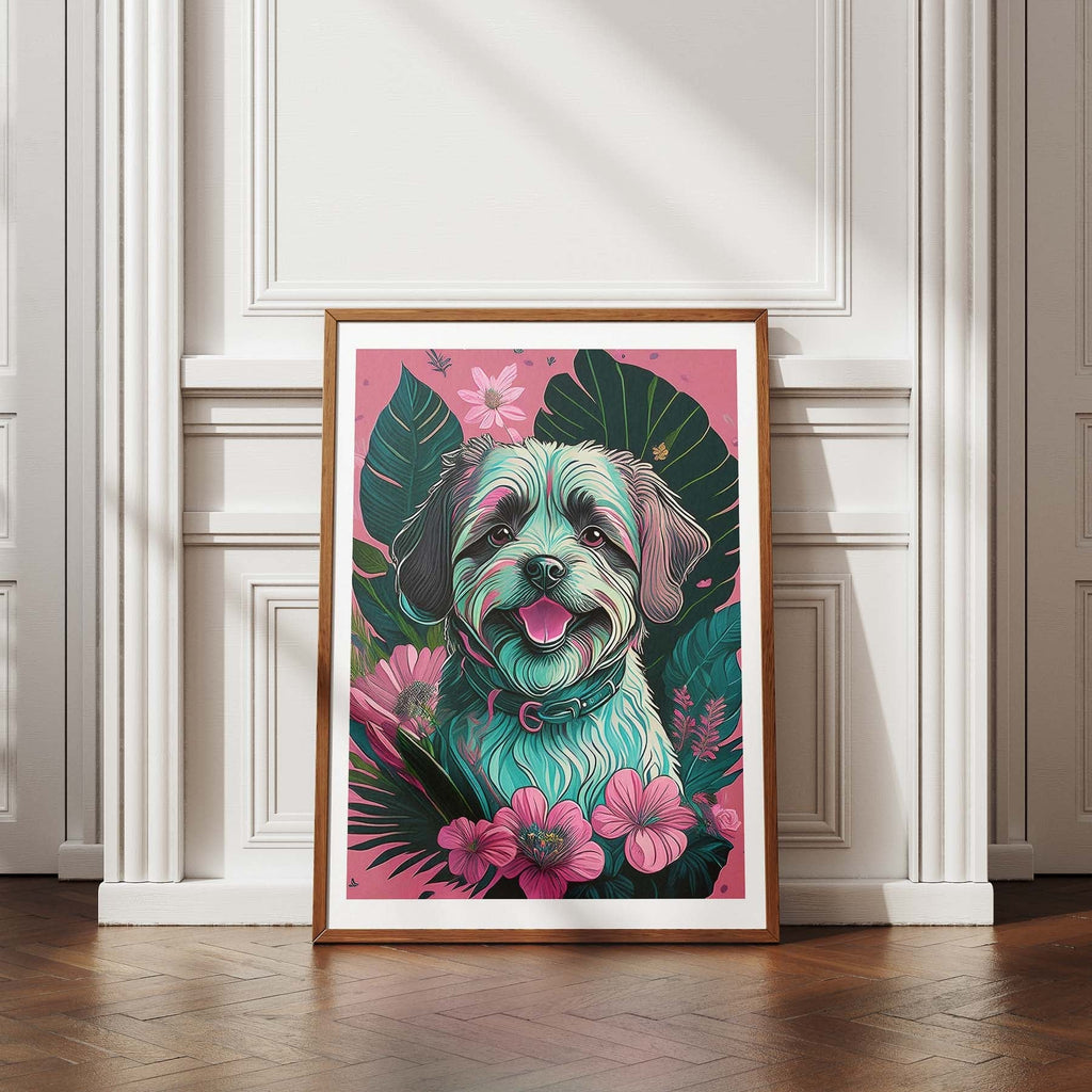 Maltese Flowery Dog image 4