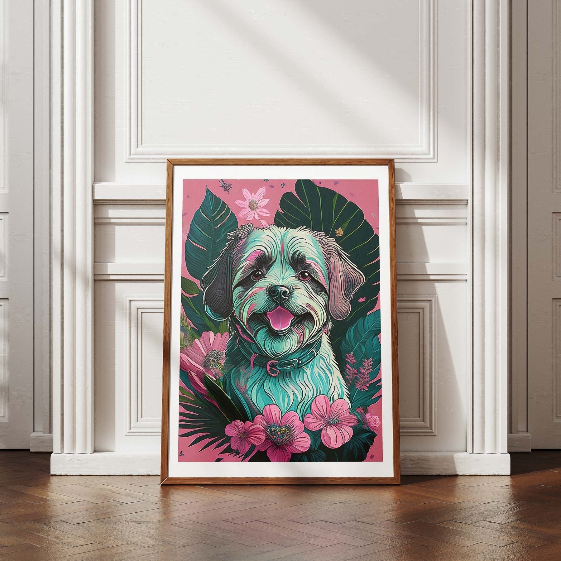 Maltese Flowery Dog image 4