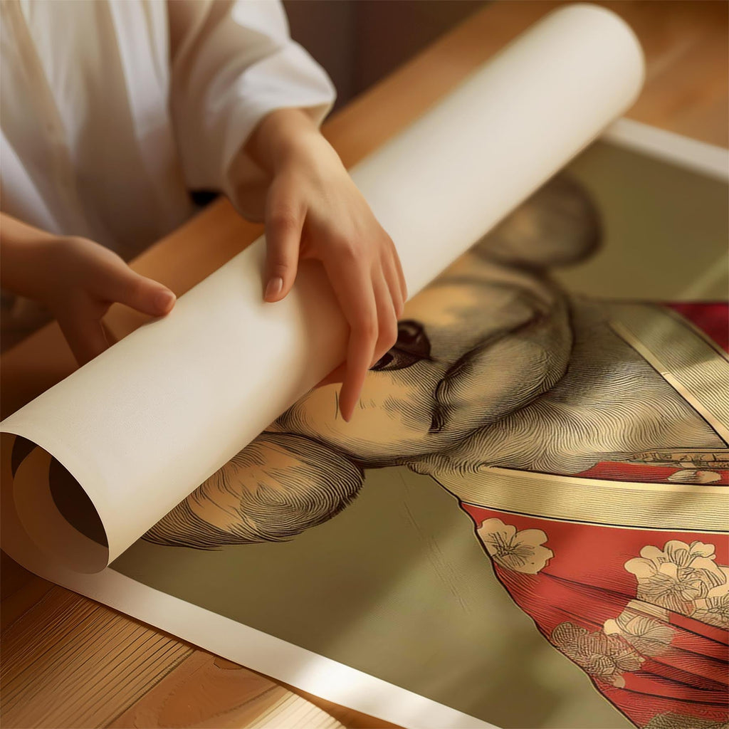 Bichon Frise Japanse Kimono Dog Series image 1