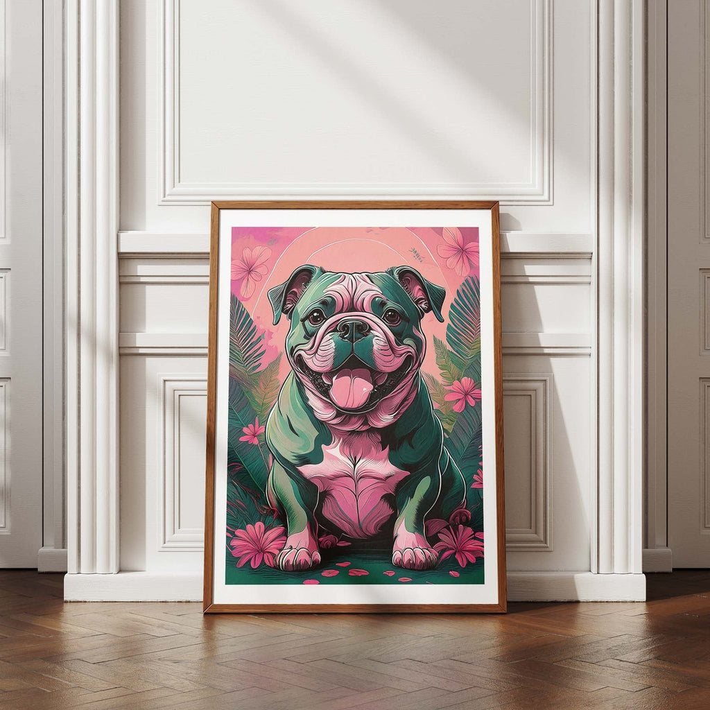 Bulldog Flowery Dog image 4
