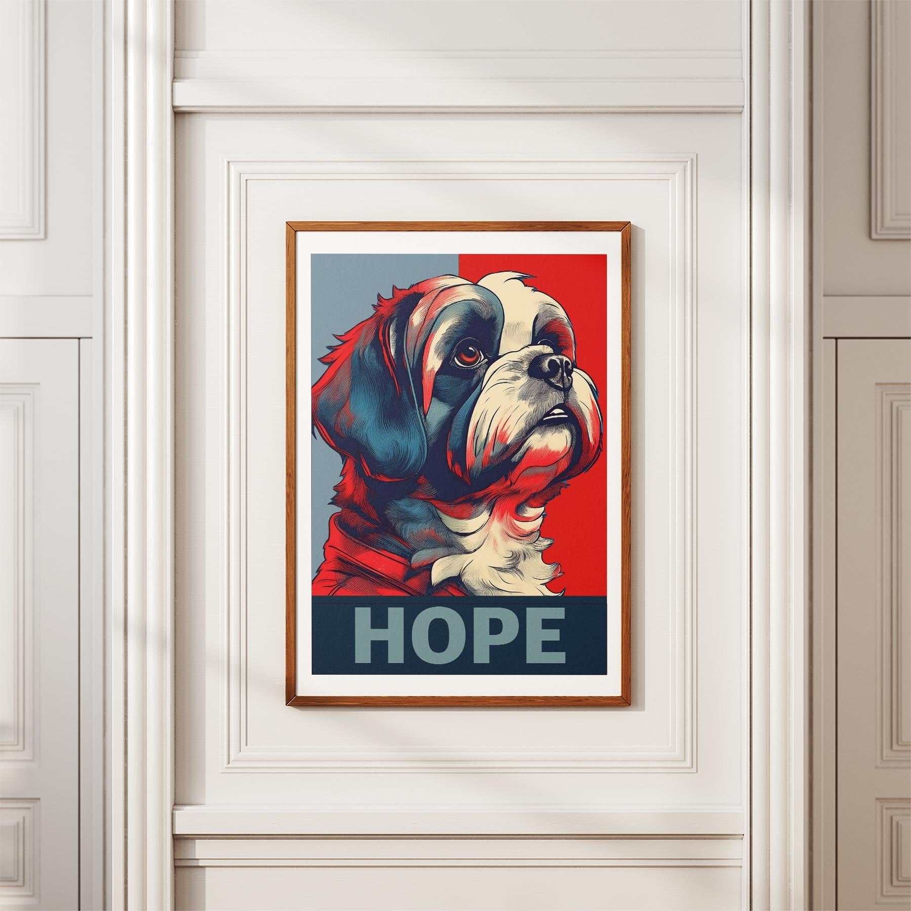 Shih Tzu HOPE Series Inspired by the Obama Poster image 3