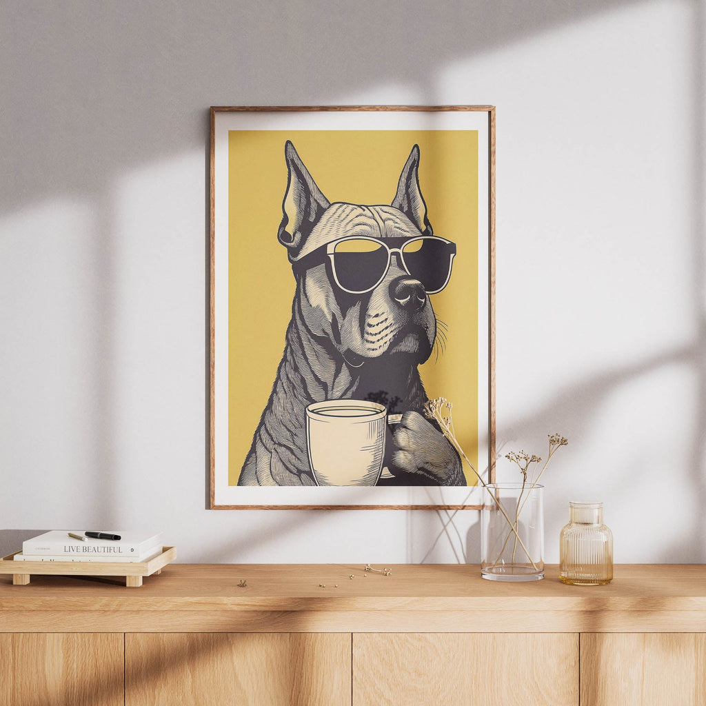 Dogue De Bordeaux Chillin Coffee Dog image 8