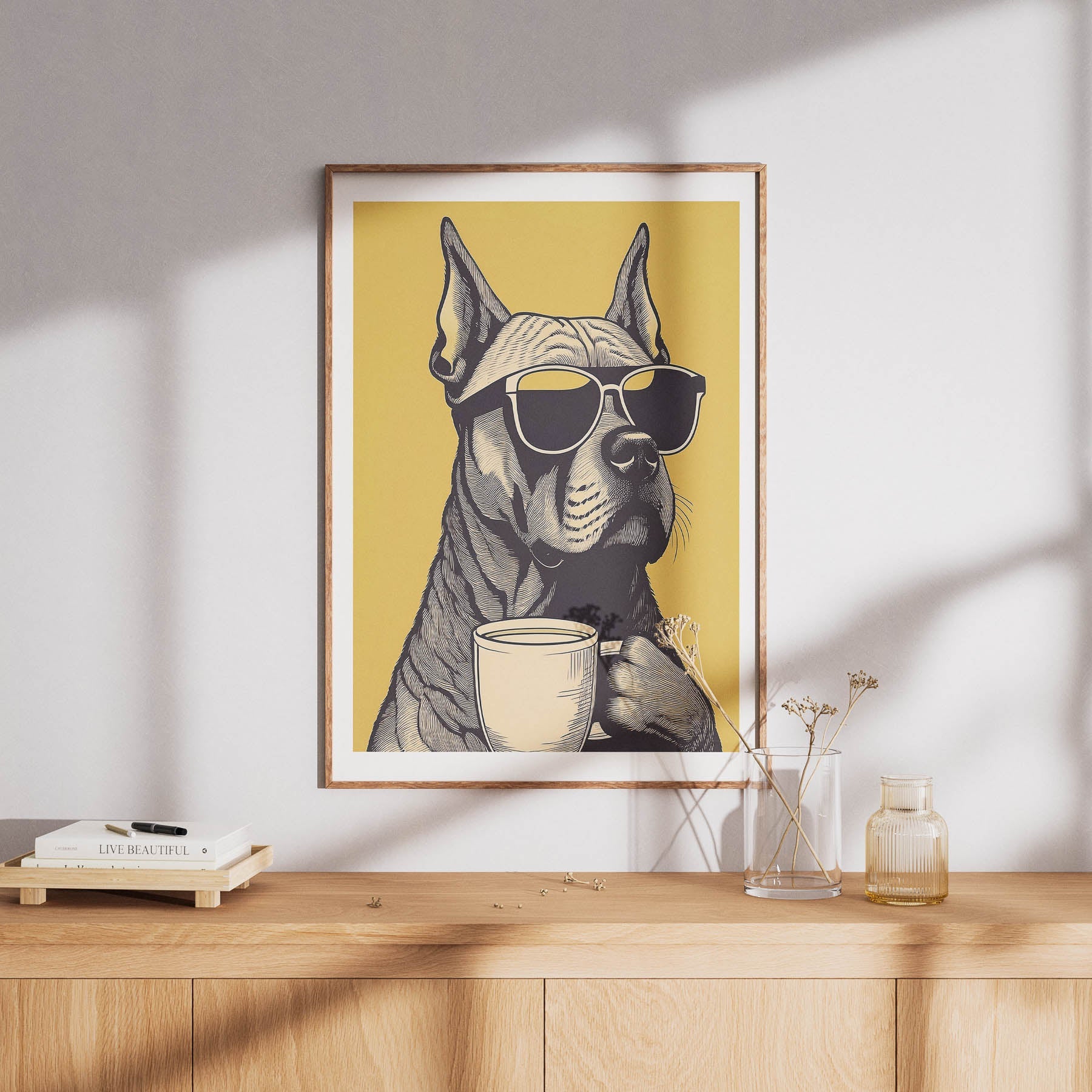 Dogue De Bordeaux Chillin Coffee Dog image 8