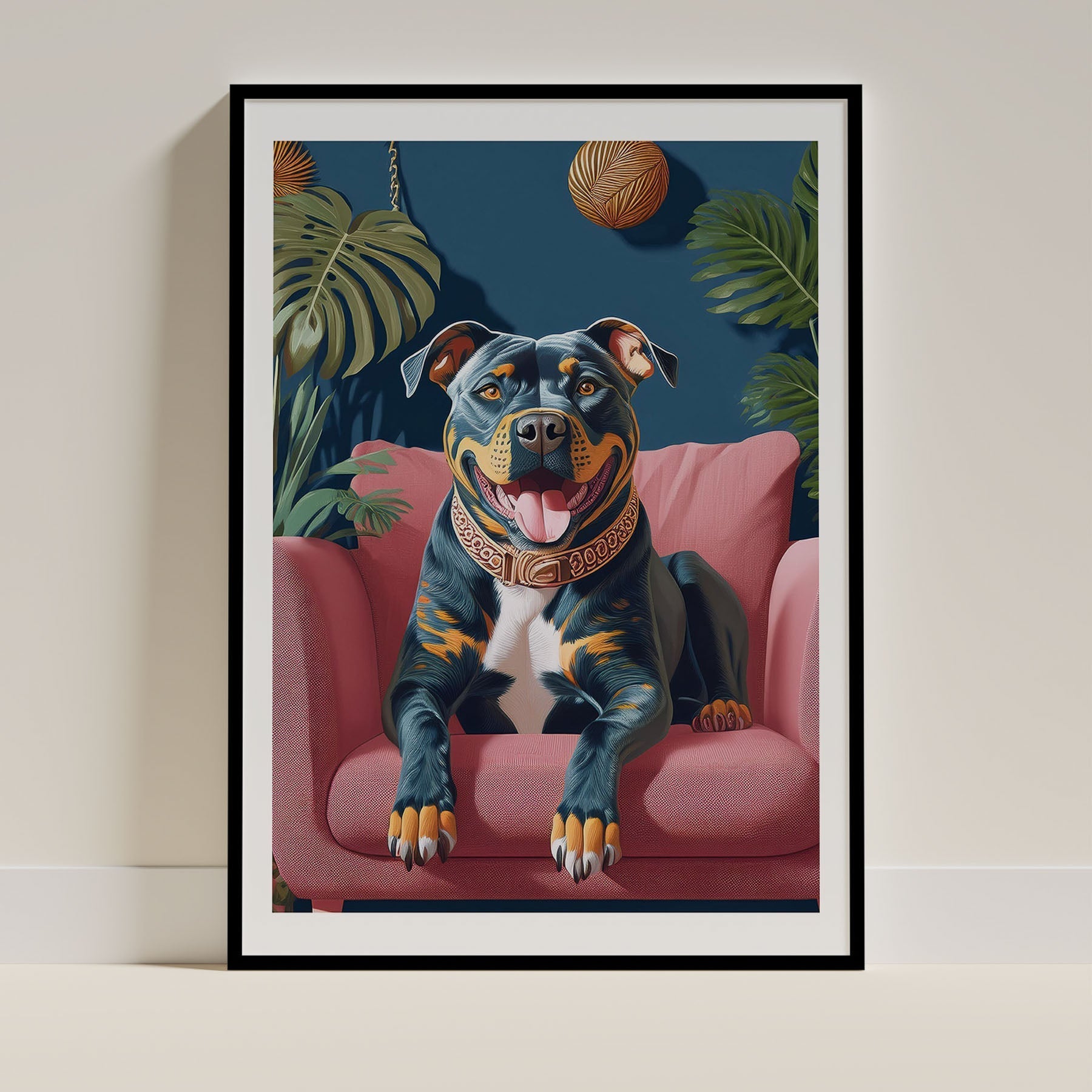 Staffordshire Bull Terrier Dog Art Print Unframed Vol 2 | 9 Unique Designs | Wall Art Gift for Dog Lovers - Image 5 | Dogs...