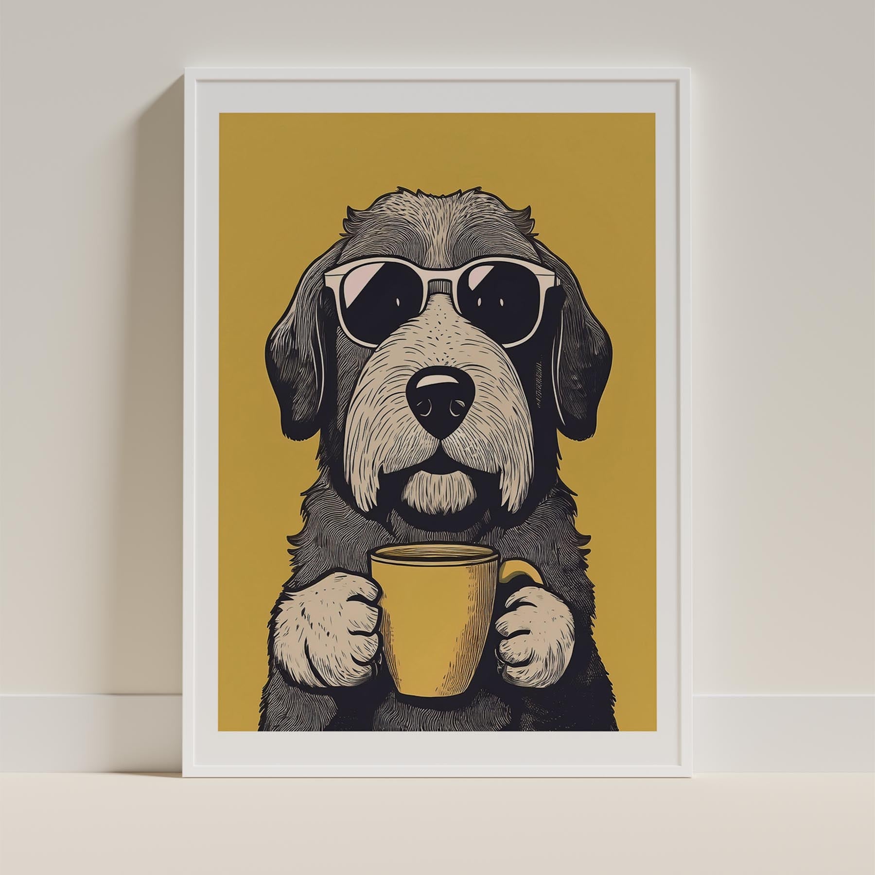 Sheepdog Chillin Coffee Dog image 10