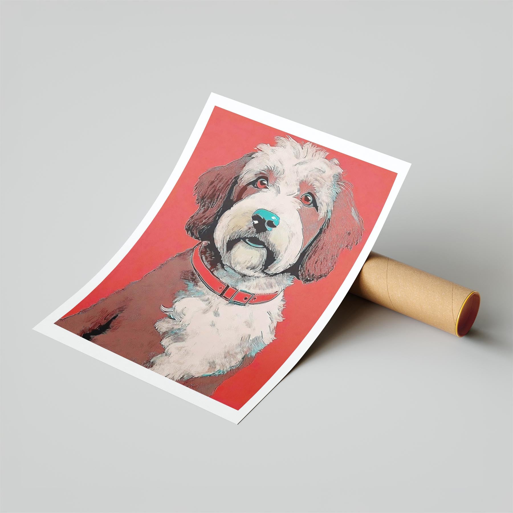 Spanish Water Dog Red Dog Series image 6
