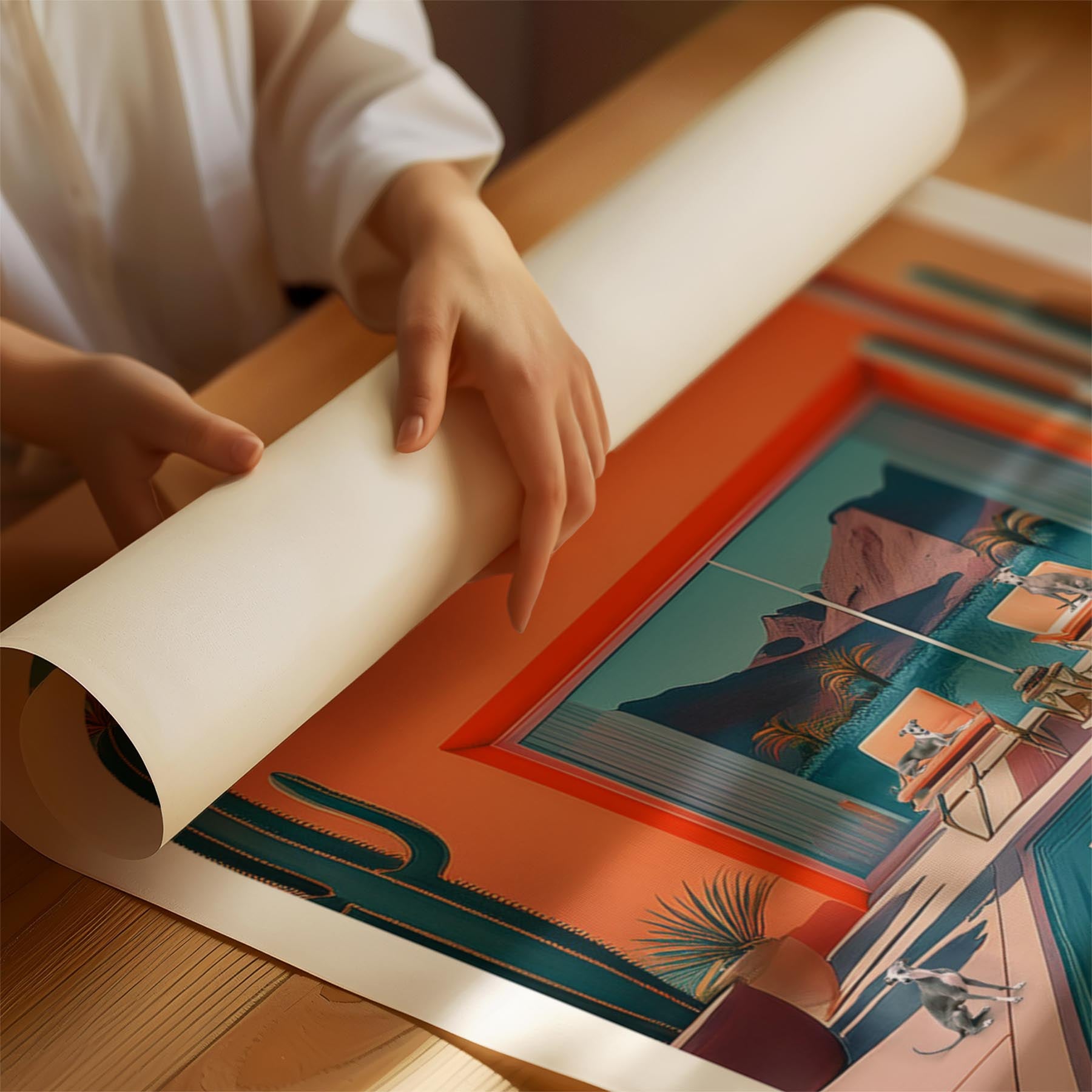 Italian Greyhound Custom Pool Party WITH TEXT image 1