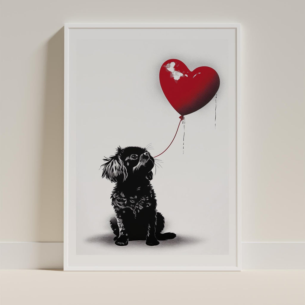 Japanese Chin DOGSY Series inspired by the Art of Banksy image 9