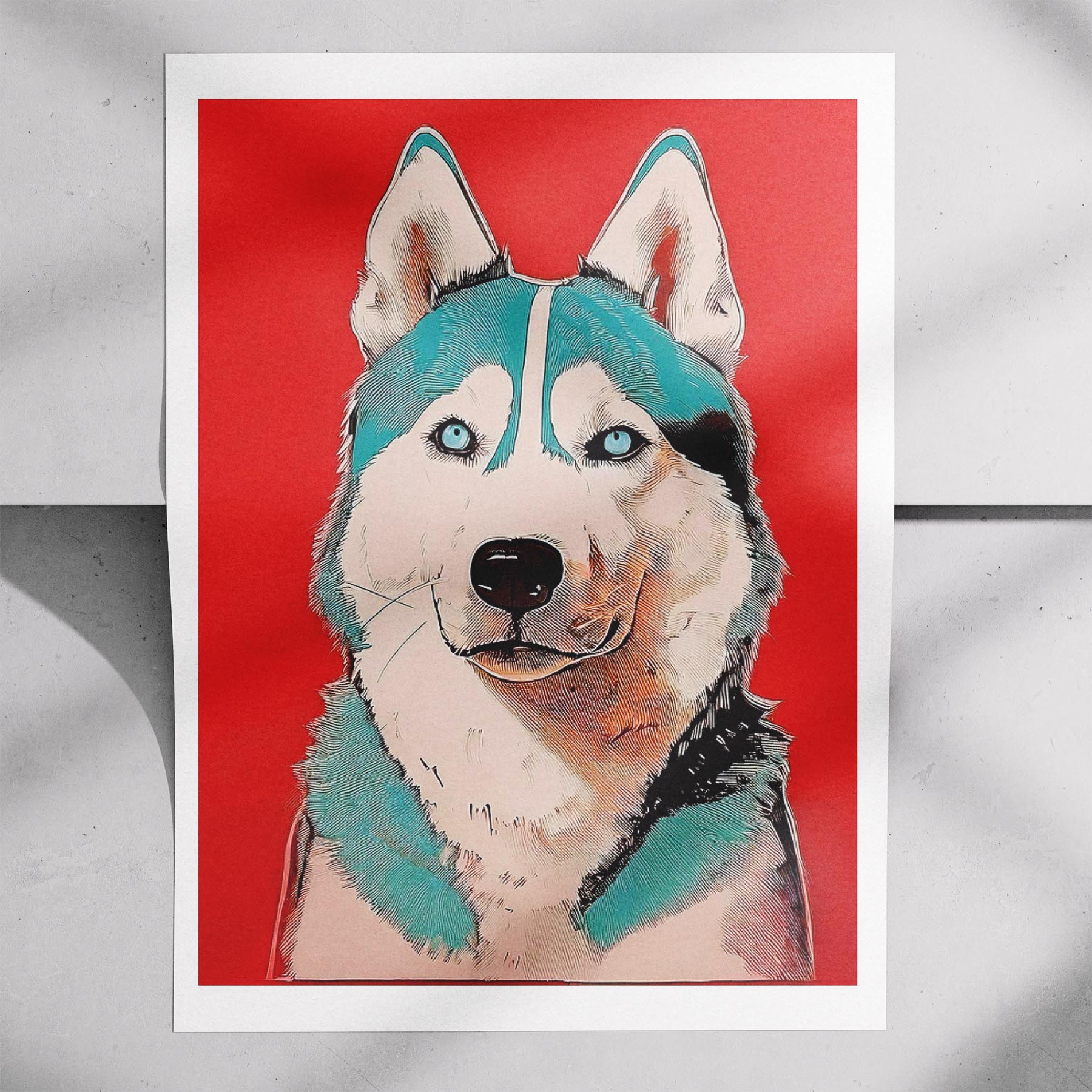 Siberian Husky Red Dog Series image 7