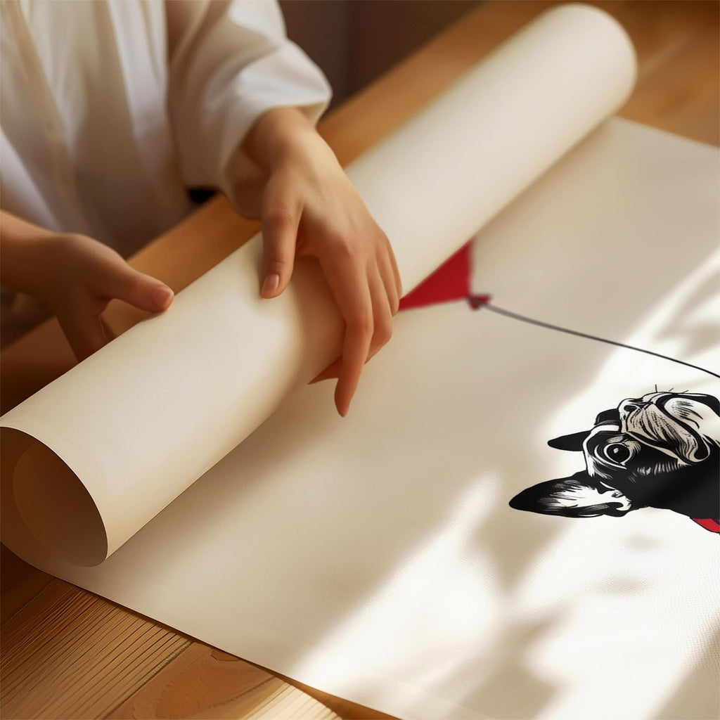 Boston Terrier DOGSY Series inspired by the Art of Banksy image 1