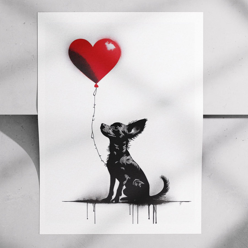 Chihuahua DOGSY Series inspired by the Art of Banksy image 7